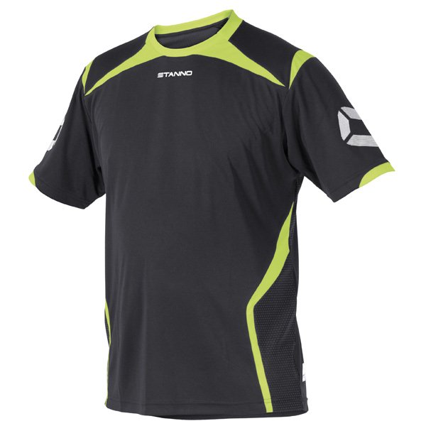 Stanno Torino SS Anthracite/Neon Football Shirt