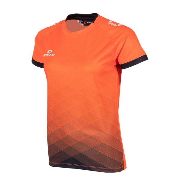 Stanno Altius SS Orange/Black Ladies Football Shirt