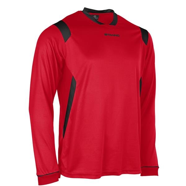 Stanno Arezzo LS Red/Black Football Shirt