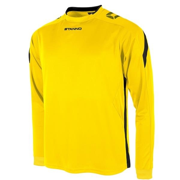 Stanno Drive Yellow/Black LS Football Shirt
