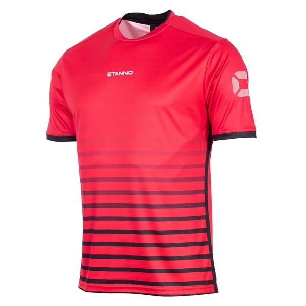 Stanno Fusion Red/Black SS Football Shirt