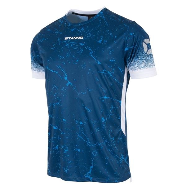 Stanno Spry SS Football Shirt Navy/light Blue