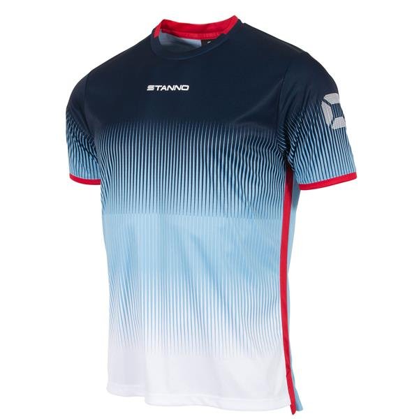 Stanno Game On SS Football Shirt Navy/light Blue