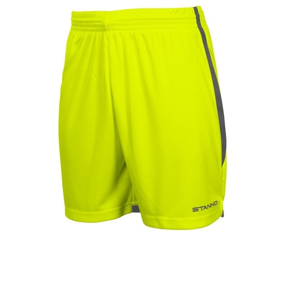 Stanno Focus Neon Yellow/Anthracite Football Shorts