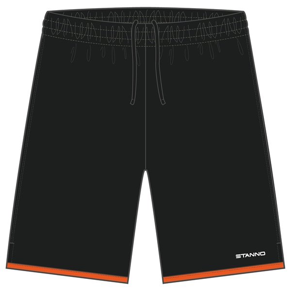 Stanno Altius Black/Orange Football Shorts Ladies