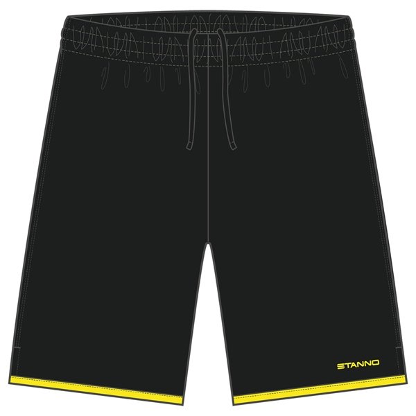 Stanno Altius Black/Yellow Football Shorts Ladies