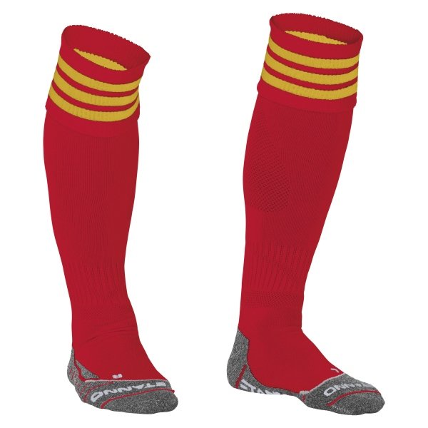 Stanno Ring Royal/Yellow Football Socks Red/yellow