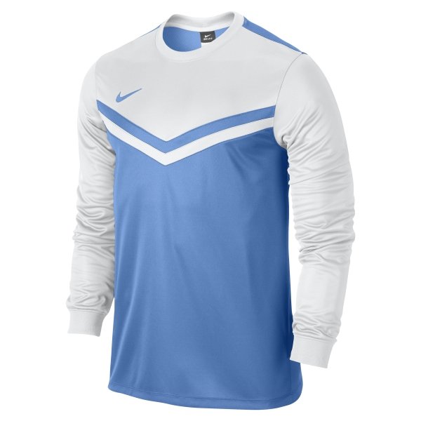 Nike Victory II University Blue/White Long Sleeve Football Shirt