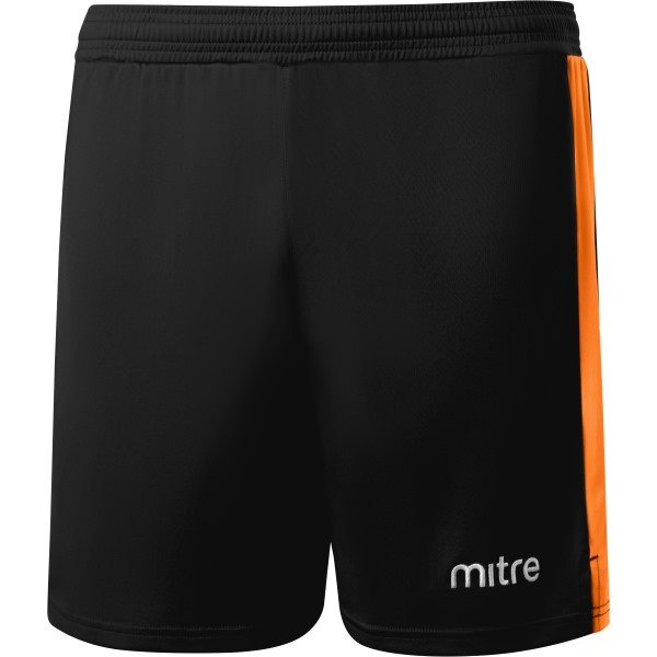 Mitre Amplify Black/Tangerine Football Short