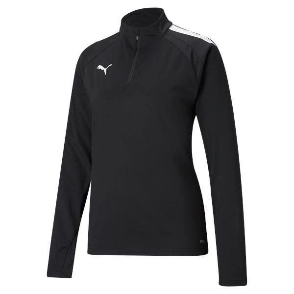 Puma Liga Womens 1/4 Zip Top White/black