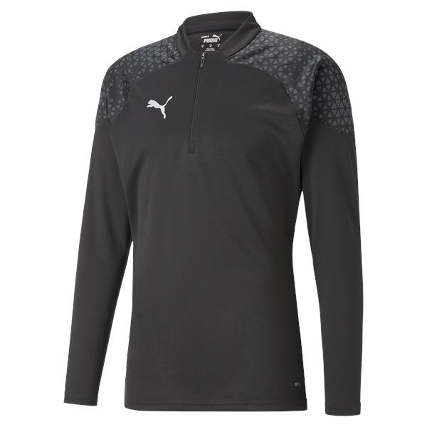 Puma Team Cup 23 Training 1/4 Zip Top Puma Black