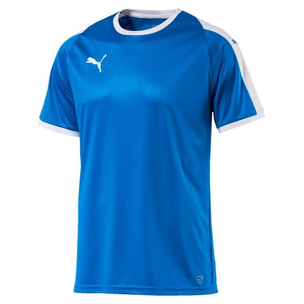 Puma Liga Football Shirt Electric Blue/White