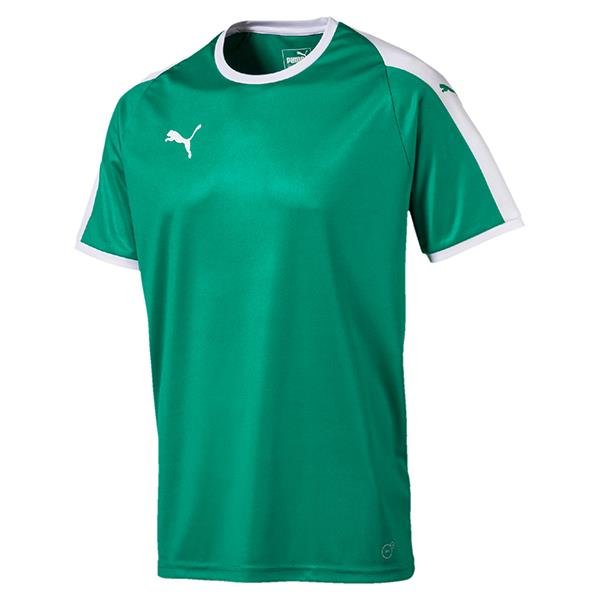 Puma Liga Football Shirt Pepper Green/White