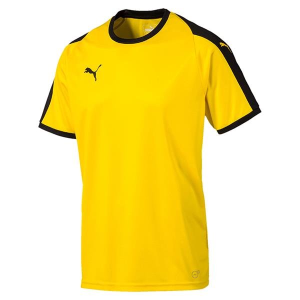 Puma Liga Football Shirt Cyber Yellow/Black