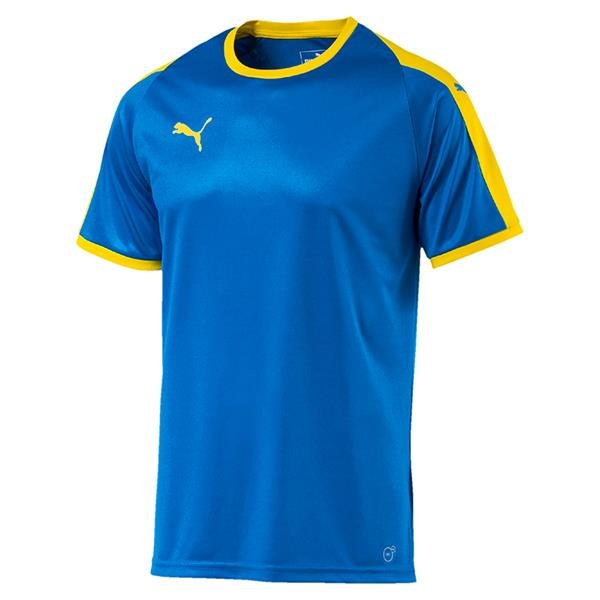 Puma Liga Football Shirt Electric Blue/Yellow