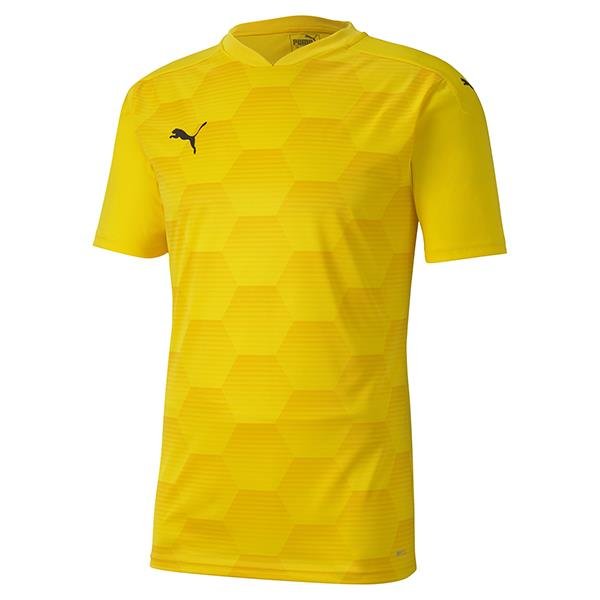 Puma Final Graphic Football Shirt Cyber Yellow