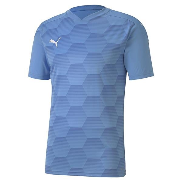 Puma Final Graphic Football Shirt Team Light Blue