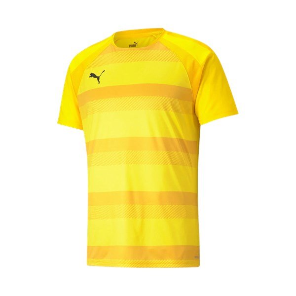 Puma teamVISION Football Shirt Cyber Yellow