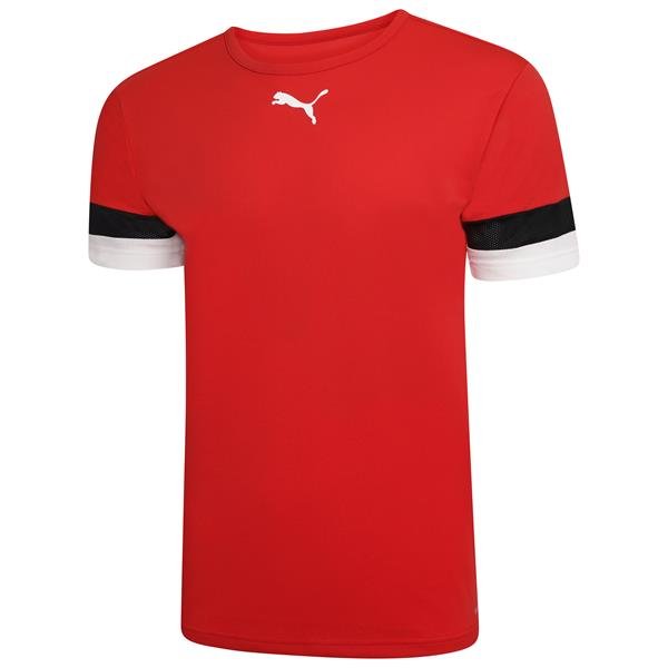 Puma Rise Football Shirt Black/White Puma Red/white