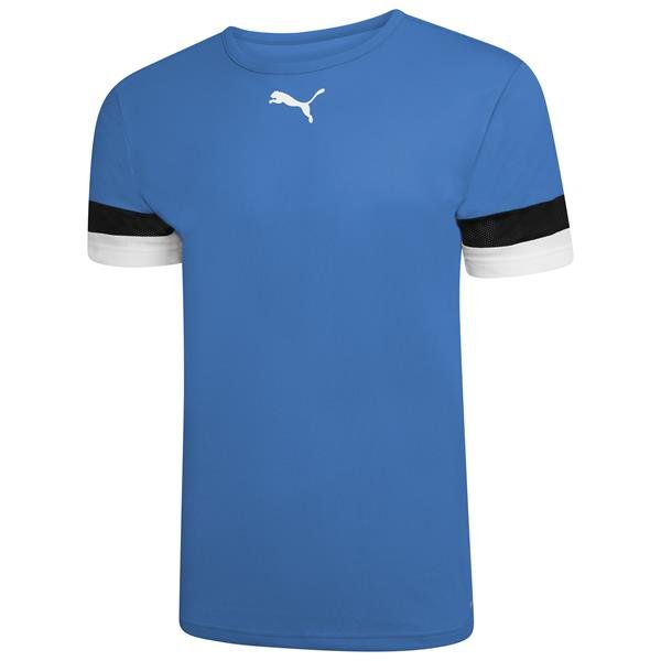 Puma Rise Football Shirt Black/White Electric Blue/white