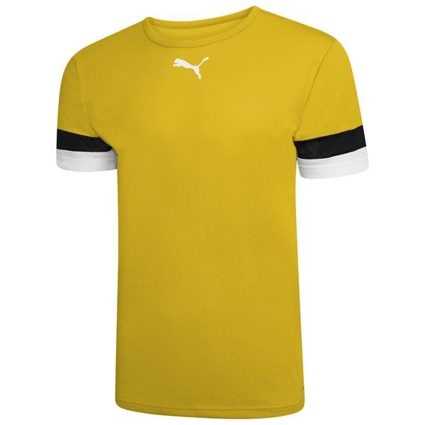 Puma Rise Football Shirt Black/White Cyber Yellow/black