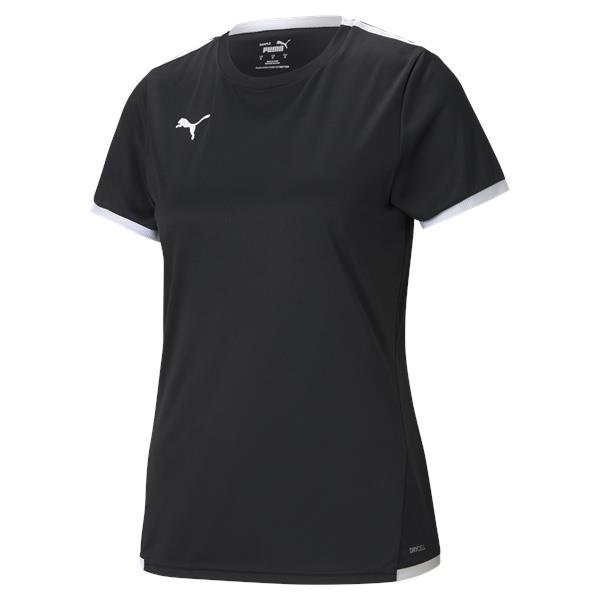 Puma Liga Womens Football Shirt Black/White