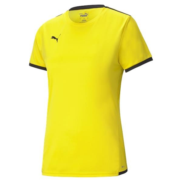 Puma Liga Womens Football Shirt Cyber Yellow/Black