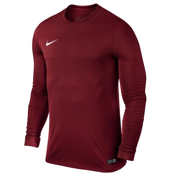 Nike Park VI LS Football Shirt Team Red/White XL Youths