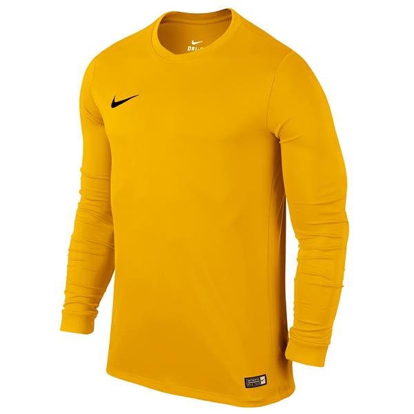 Nike Park VI LS Football Shirt University Gold/Black Youths