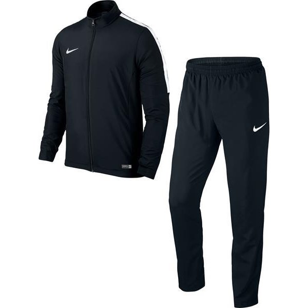 nike academy poly tracksuit black