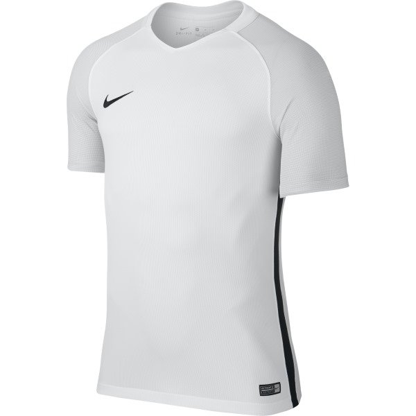Nike Revolution IV SS Football Shirt White/Black Mens