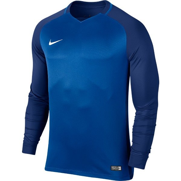 Nike Trophy III LS Football Shirt Royal Blue/Deep Royal Blue