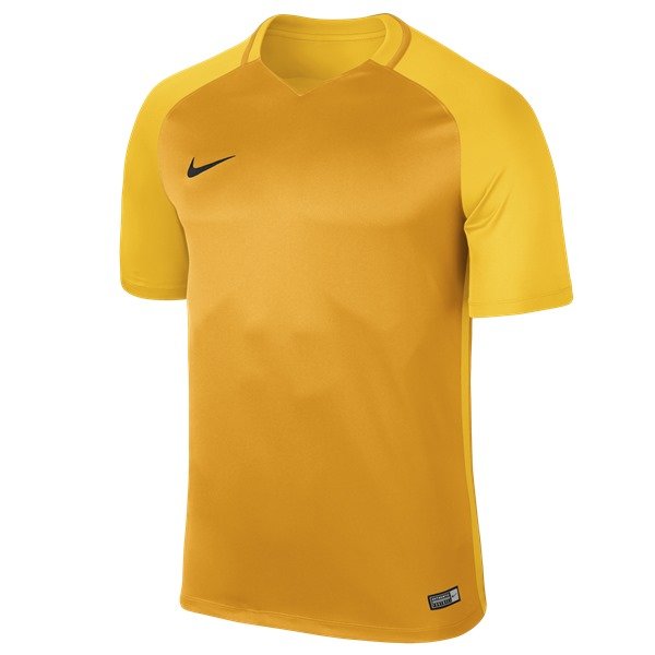 Nike Trophy III SS Football Shirt Uni Gold/Tour Yellow Youths