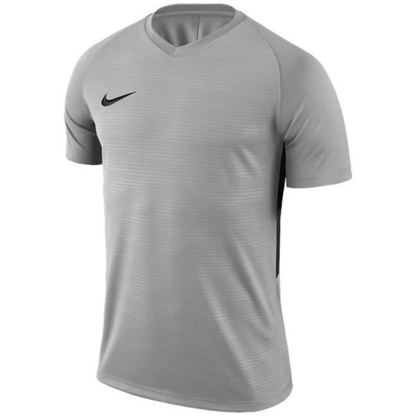 Nike Tiempo Premier SS Football Shirt Pewter Grey/Black