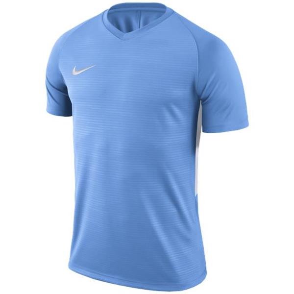 Nike Tiempo Premier SS Football Shirt Uni Blue/White