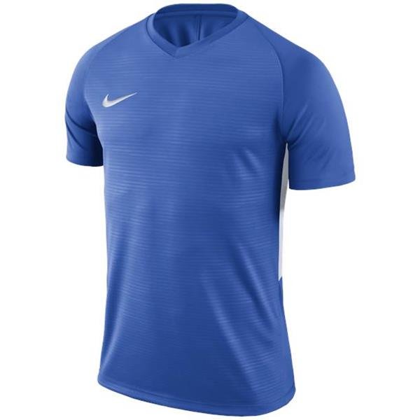 Nike Tiempo Premier SS Football Shirt Royal Blue/White