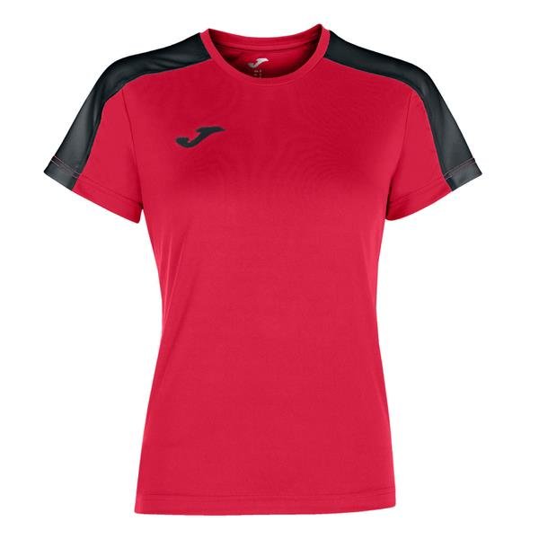 Joma Academy III SS Football Shirt Red/Black