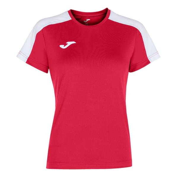 Joma Academy III SS Football Shirt Red/White