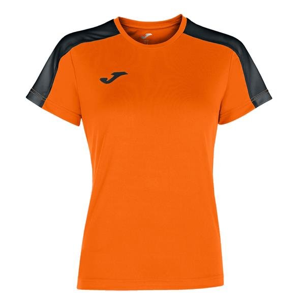 Joma Academy III SS Football Shirt Orange/Black