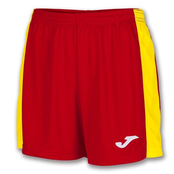 Joma Womens Maxi Short Red/Yellow