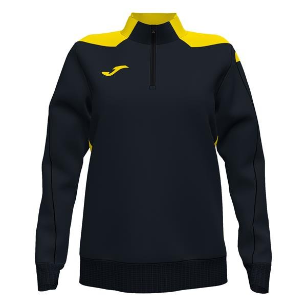 Joma Womens Championship VI Black/Yellow Sweatshirt