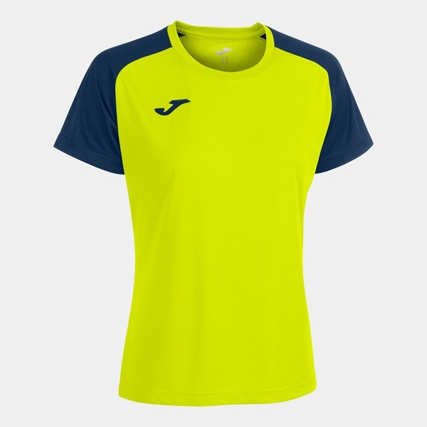 Joma Womens Academy IV Football Shirt Yellow/navy