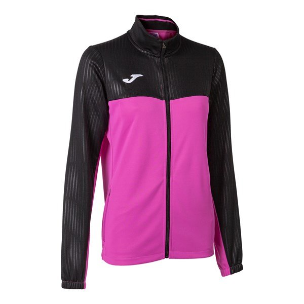 Joma Womens Montreal Fluo Pink/Black Jacket