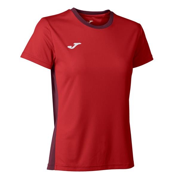 Joma Winner II SS Football Shirt Red/Burgundy