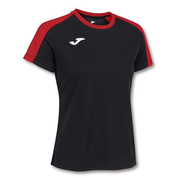 Joma Eco Championship SS Football Shirt Black/Red