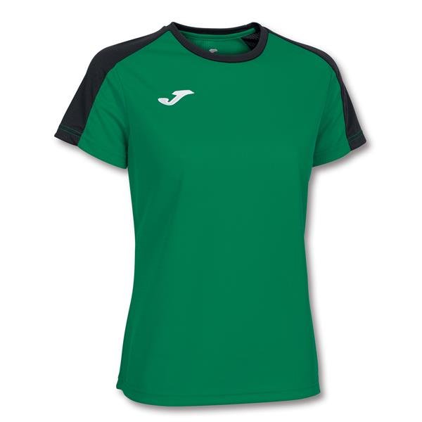 Joma Eco Championship SS Football Shirt Green/Black