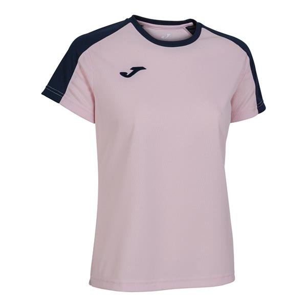 Joma Eco Championship SS Football Shirt Pink/Navy