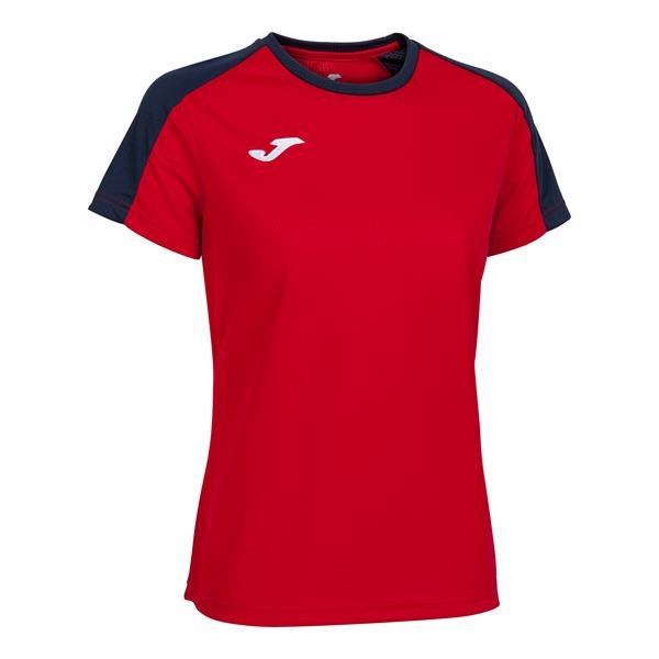 Joma Eco Championship SS Football Shirt Red/Navy