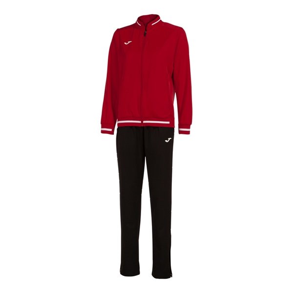Joma Womens Montreal Red/Black Tracksuit