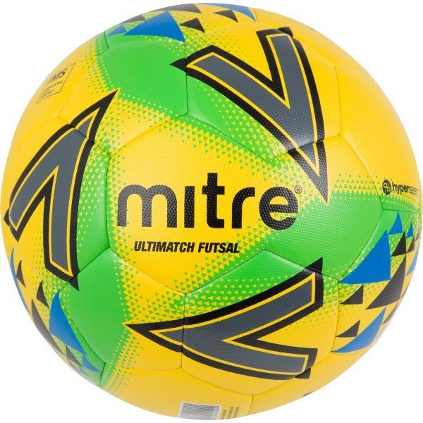 Mitre Ultimatch Futsal Football Yellow/Green